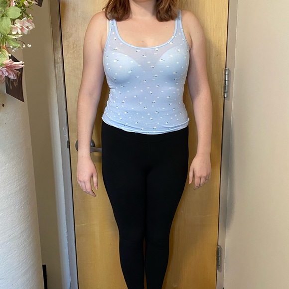 Flowery Blue Tank Top - Picture 8 of 11